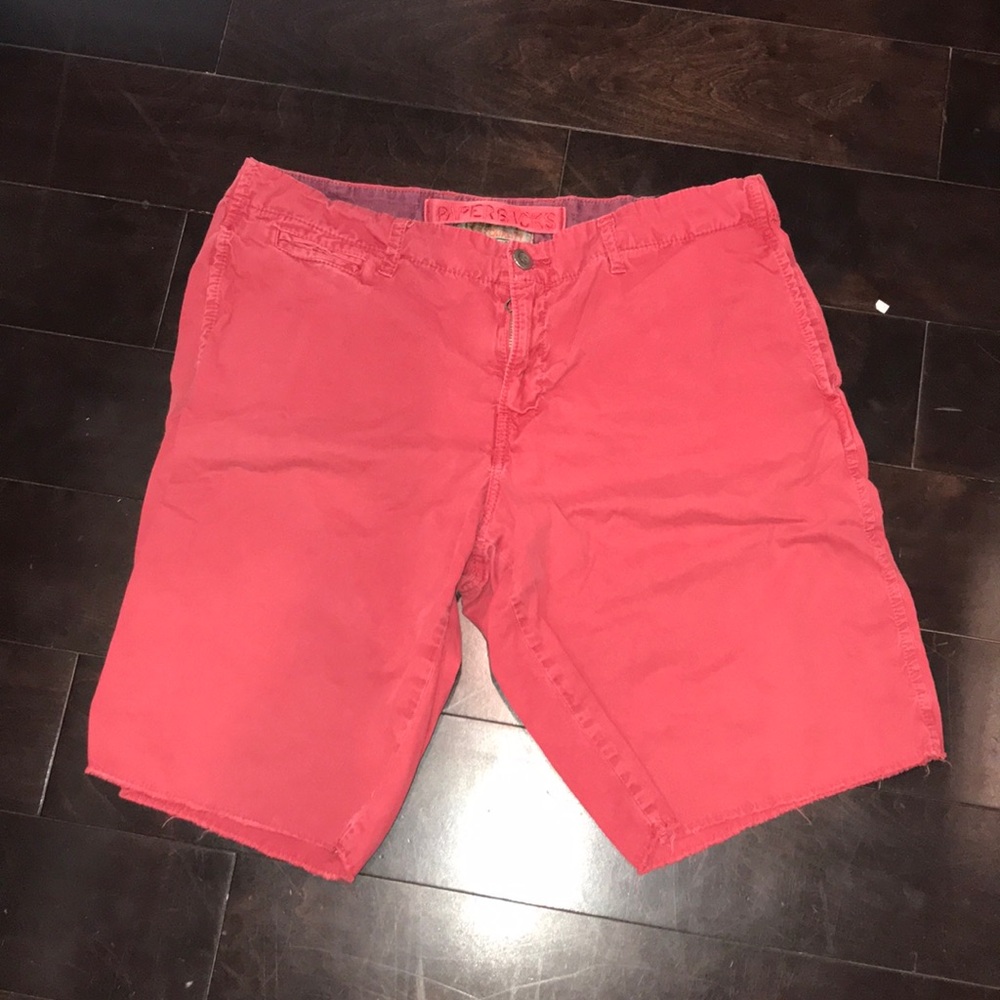 Red shorts